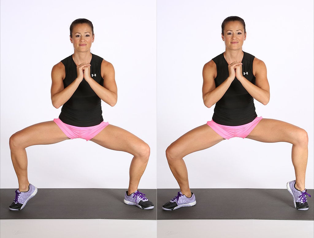 Squat toe top raises