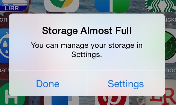 You will run out of phone storage every single day.