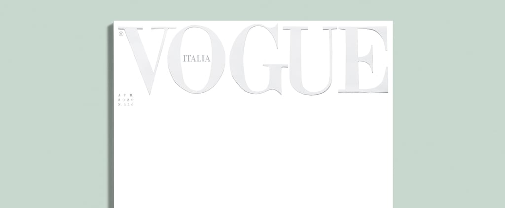 Why Is the Cover of Vogue Italia Blank For Its April Issue?