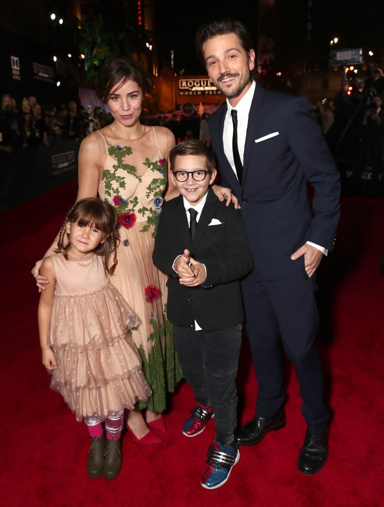 Diego Luna Brings Ex-Wife and Kids to the Rogue One Premiere