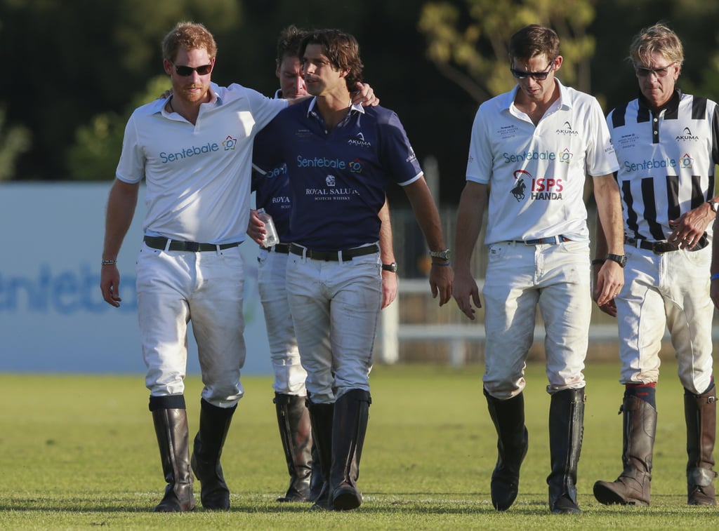 Prince Harry at Sentebale Royal Salute Polo Cup 2015