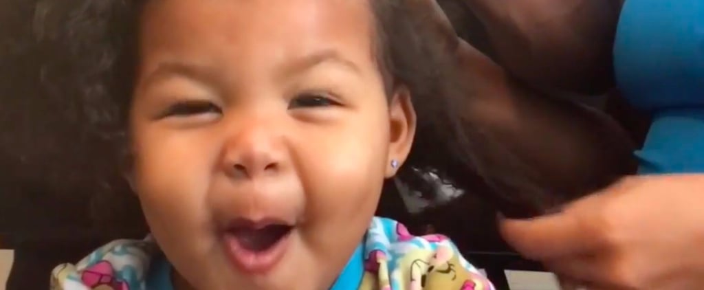 Cute Family Doing Little Girl's Hair Video