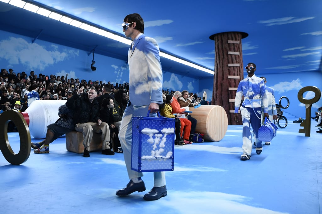 عرض أزياء لويس فويتون للأزياء الرجالية يستعرض إكسسوارات سحابية مذهلة لخريف 2020