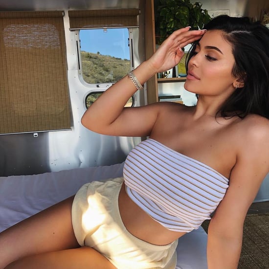 Kylie Jenner's Tube Top and Shorts