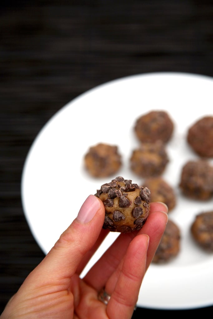Chocolate Chip Peanut Butter Protein Balls NoBake Healthy Chocolate