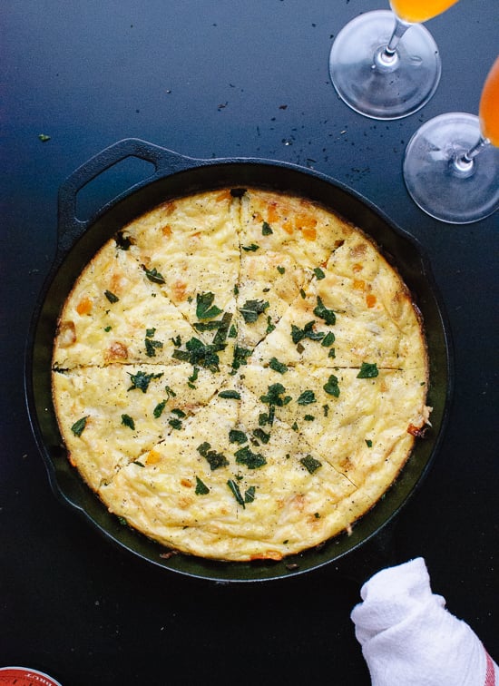 Butternut Squash Frittata With Fried Sage