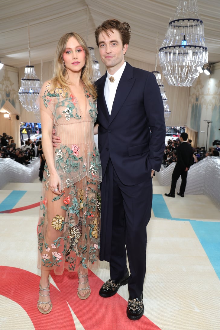 Robert Pattinson and Suki Waterhouse at the Met Gala 2023 POPSUGAR