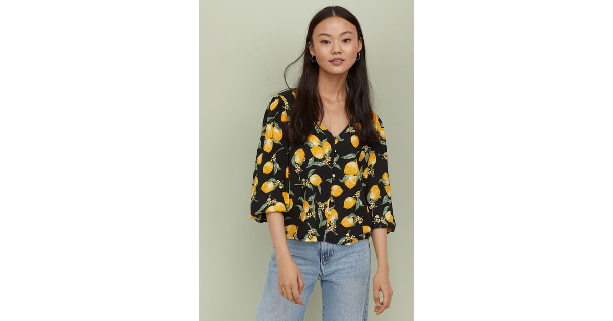 Lemon store blouse h&m