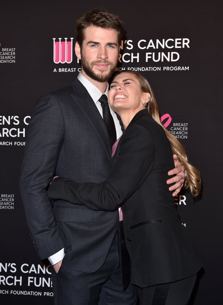 Miley Cyrus Liam Hemsworth at Cancer Research Fund Gala 2019