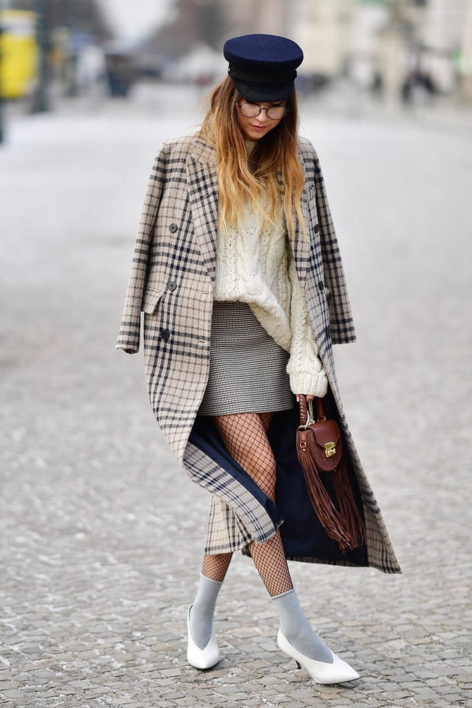 Top Your Fishnet Tights With Socks