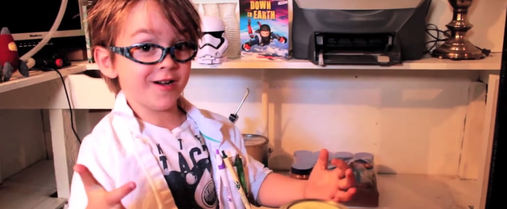 Little Boy's Volcano Science Experiment Video