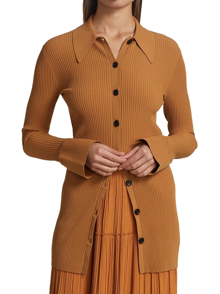 An Undeniably Chic Top A.L.C. Eleanor Rib-Knit Cardigan