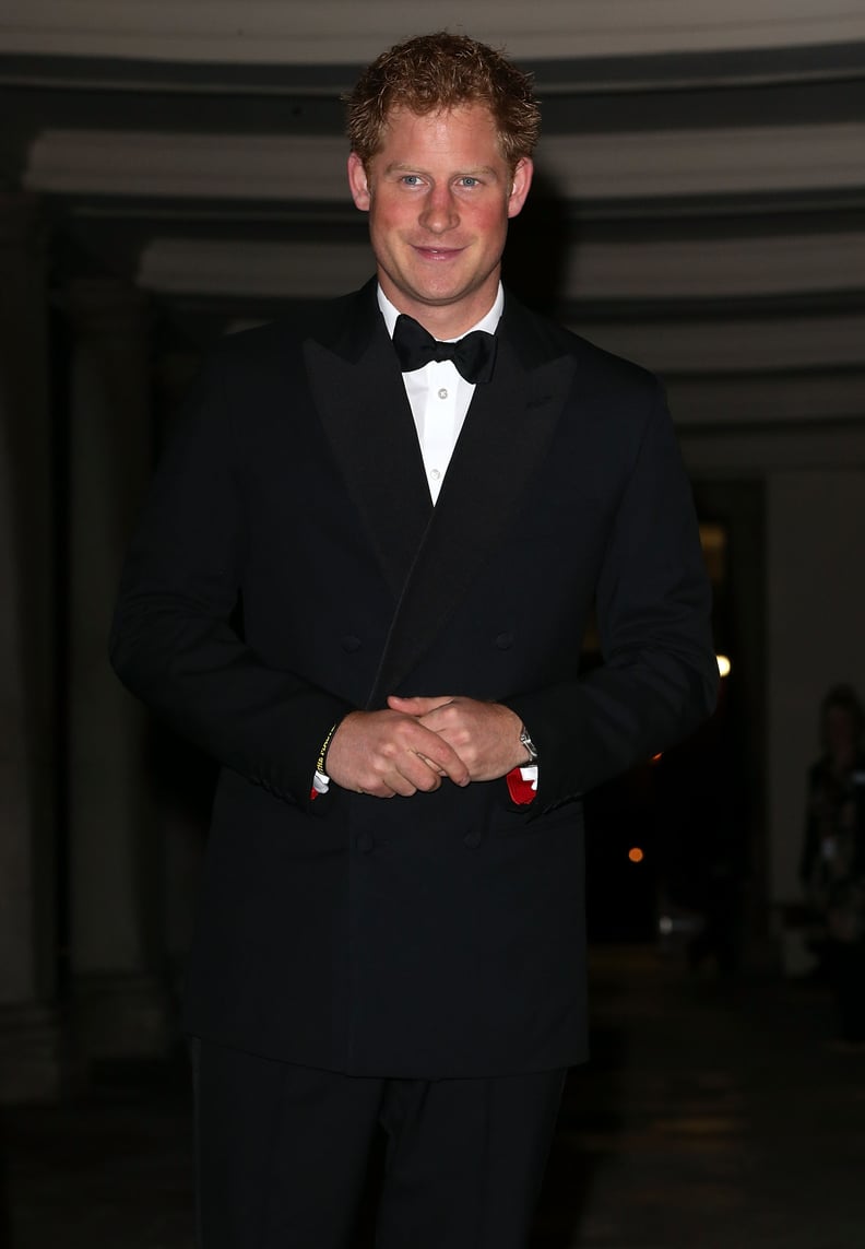 October 2014: Prince Harry at the 100 Women in Hedge Funds Gala Dinner in London
