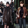 Anne Hathaway Channels "The Devil Wears Prada" at New York Fashion Week