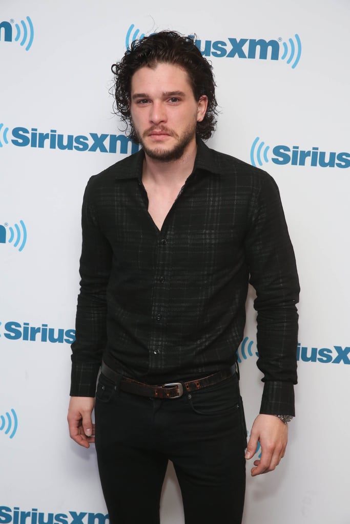 On Thursday, Kit Harington stopped by SiriusXM Studios in NYC.