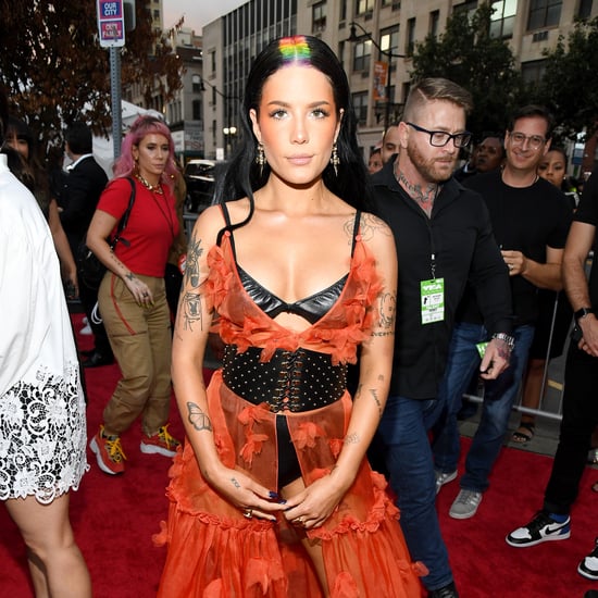 Halsey's Rainbow Hair Colour at The 2019 MTV VMAs