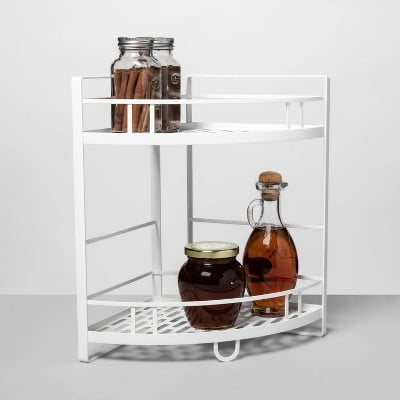 Made By Design Metal 2-Tier Corner Shelf