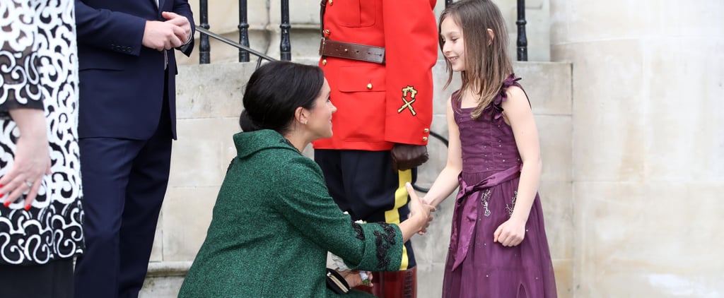 Little Girl Curtsying to Meghan Markle Video March 2019