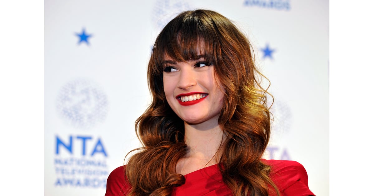 She S A Natural Brunette 10 Things You Need To Know About The Lovely Lily James Popsugar Celebrity Photo 8