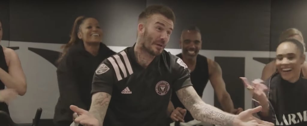 Watch James Corden and David Beckham Do a Workout Together