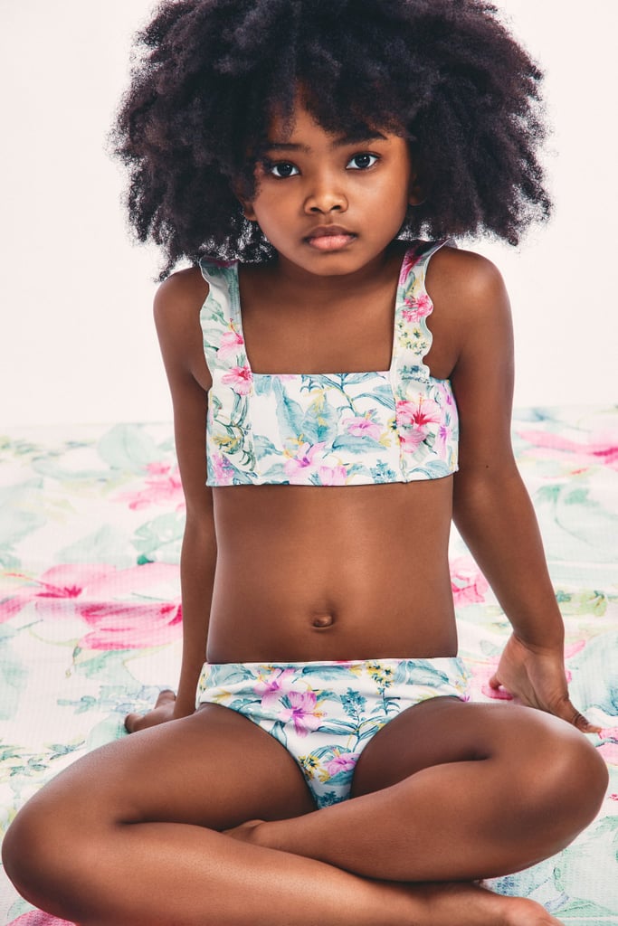 LoveShackFancy x Hurley Girls Patchwork Ruffle Bikini Set