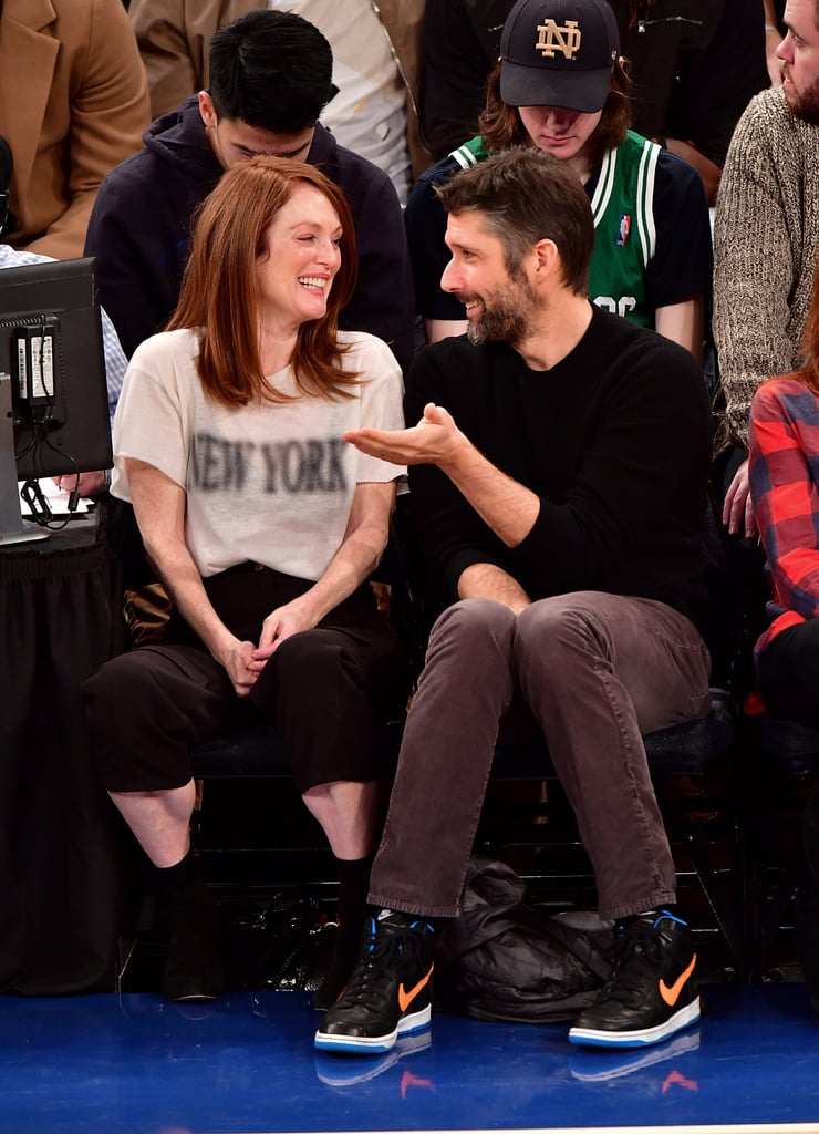Julianne Moore and Daughter at NY Knicks Game Dec. 2016