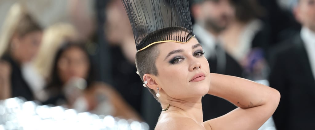 Florence Pugh's Shaved Head at the 2023 Met Gala