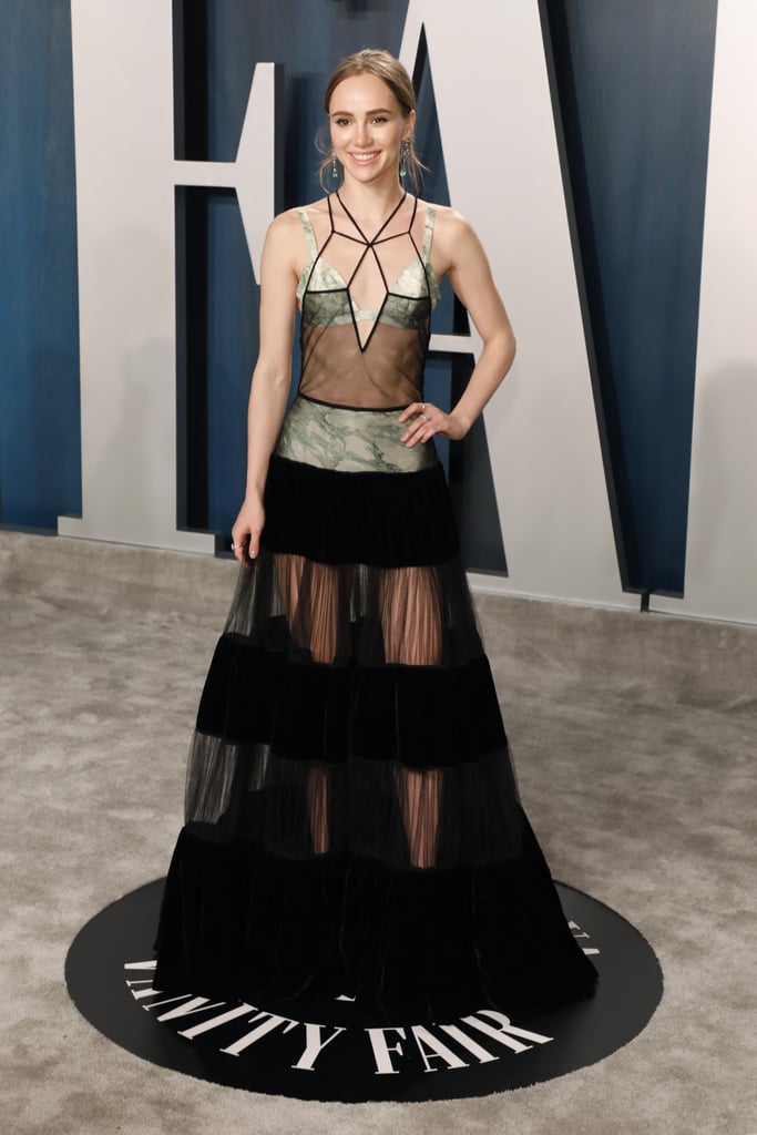 Suki Waterhouse at the Vanity Fair Oscars Afterparty 2020