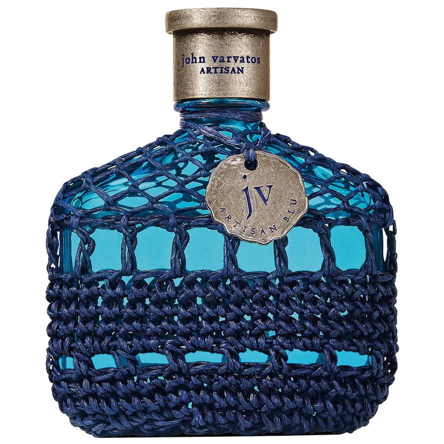 The scent: John Varvatos Men's Artisan Blu Eau de Toilette ($86)
  
The notes: Bergamot, basil, chayote, geranium, palmarosa, iris, clary sage, cedar, patchouli, and tamarisk wood.