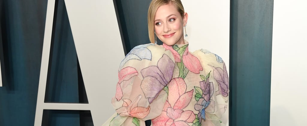 Lili Reinhart Floral Gown Vanity Fair Oscars Party 2020