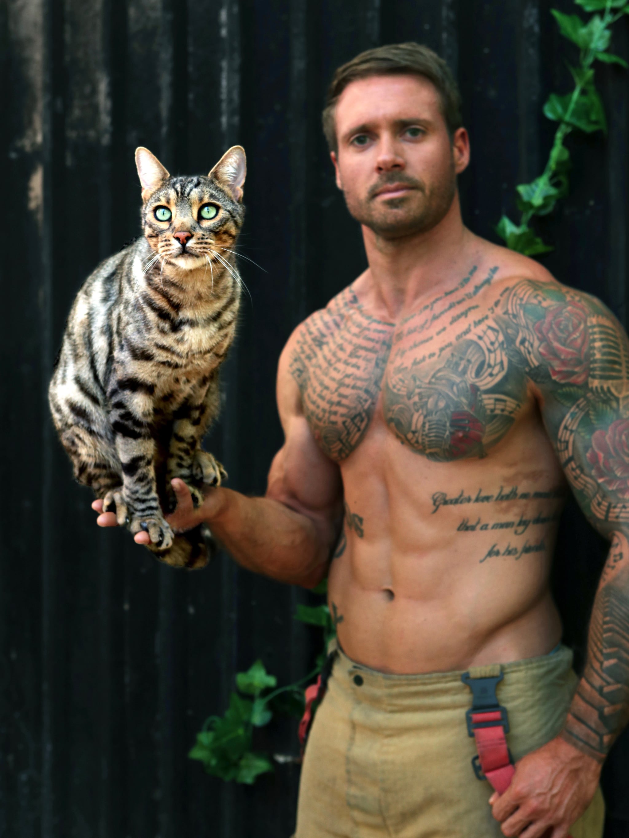 Photos Of Shirtless Australian Firefighters Baby Animals