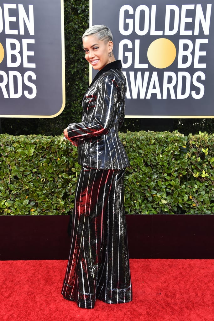 Sibley Scoles at the 2020 Golden Globes