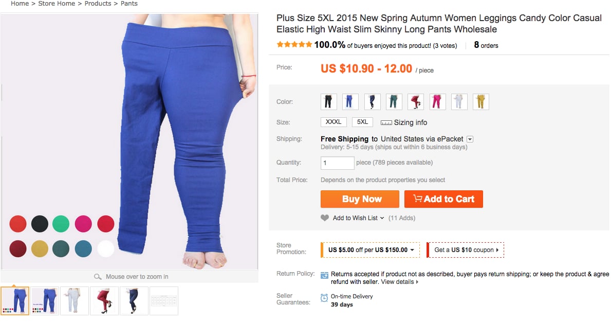 Aliexpress Leggings Controversy Popsugar Fashion