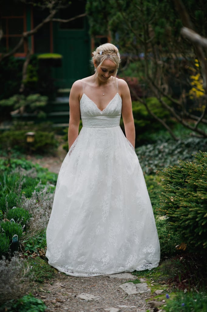 Elise's Lace Dress For the Ceremony
