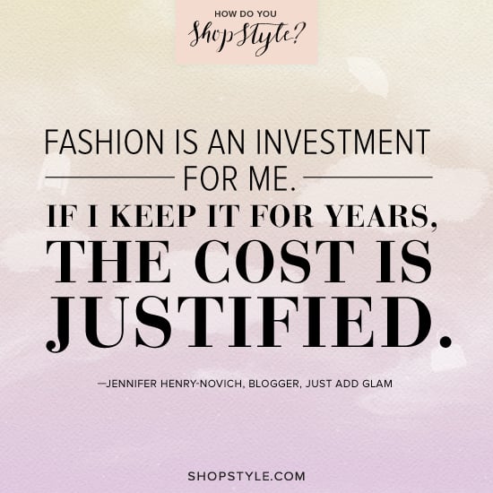 Jennifer Henry-Novich, blogger, Just Add Glam 
Play the ShopStyle game for a chance to win one of three designer bags.