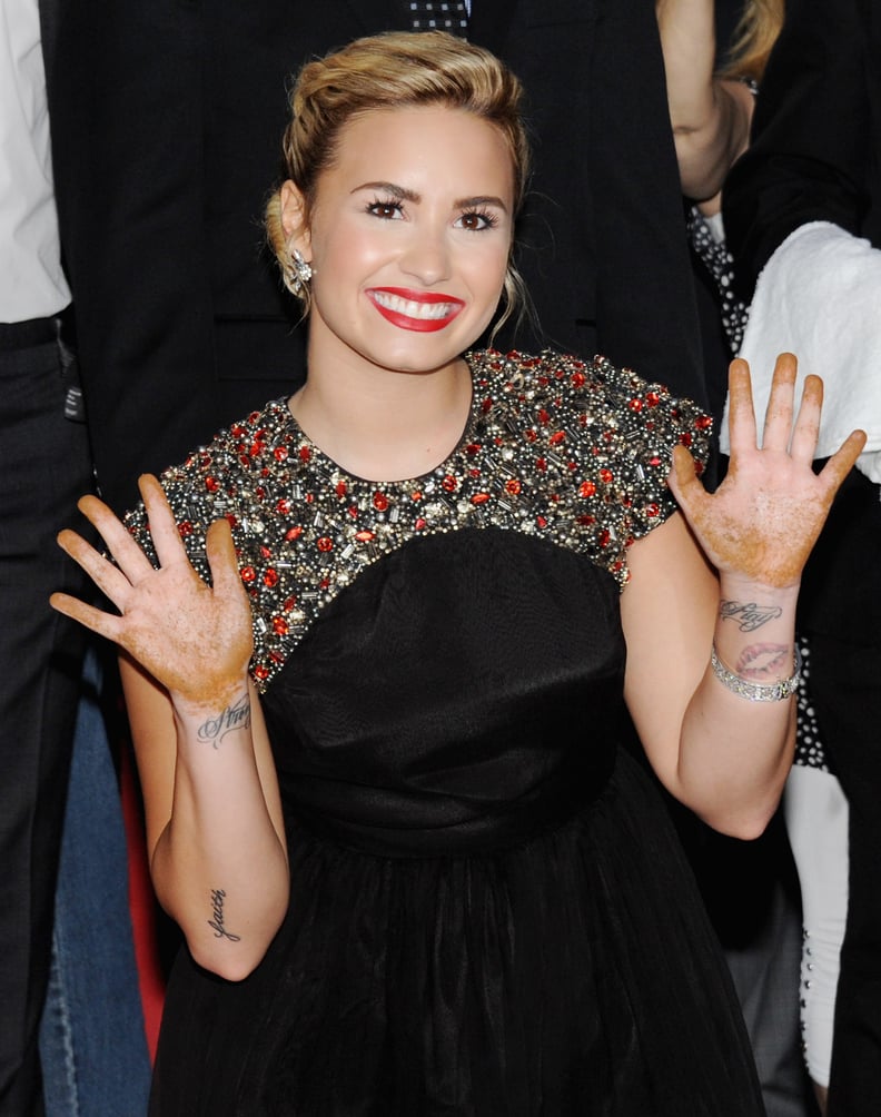 Demi Lovato's "Stay Strong" Tattoo