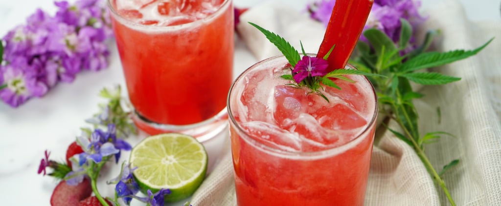 Raspberry Rhubarb CBD Spritz Recipe