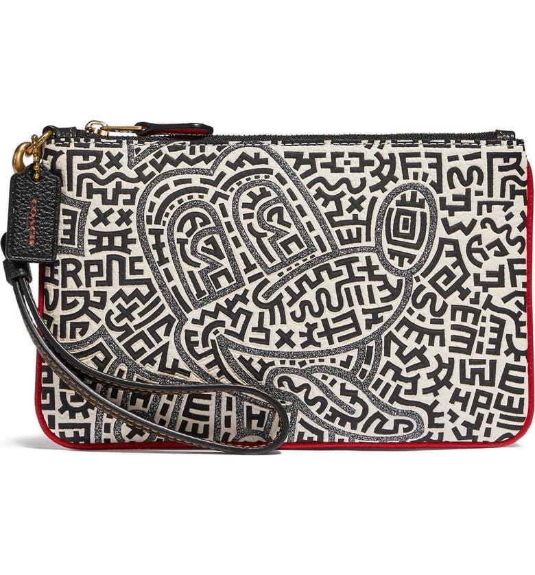 Coach x Disney Keith Haring Leather Clutch