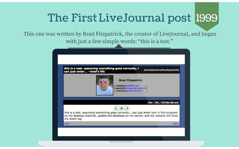 How could anyone ever forget LiveJournal, where all your feelings were kept?