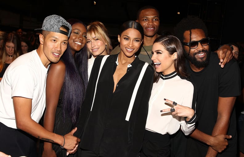 Hailey Baldwin, Ciara, Russell Westbrook, Olivia Culpo, and Friends