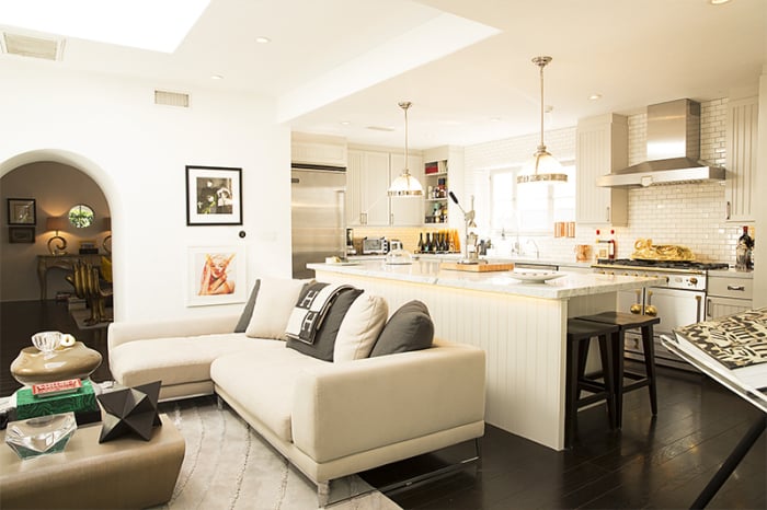 A large skylight fills the open-concept family room with natural light.
Source: Bradley Meinz for Rodeo Realty A large skylight fills the open-concept family room with natural light.
Source: Bradley Meinz for Rodeo Realty
