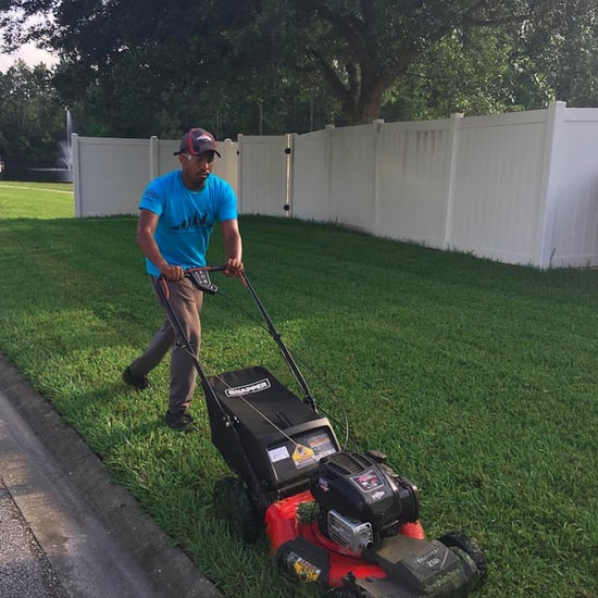 Man Mowing Lawns For Free Across 50 States