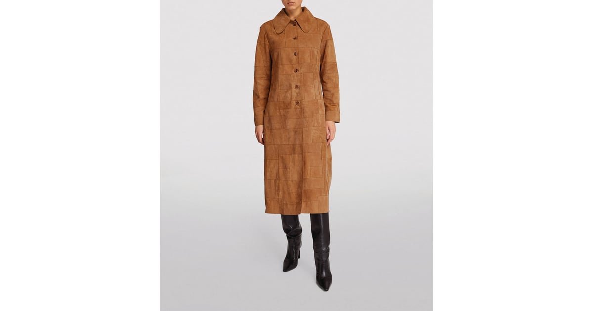 rixo suede coat