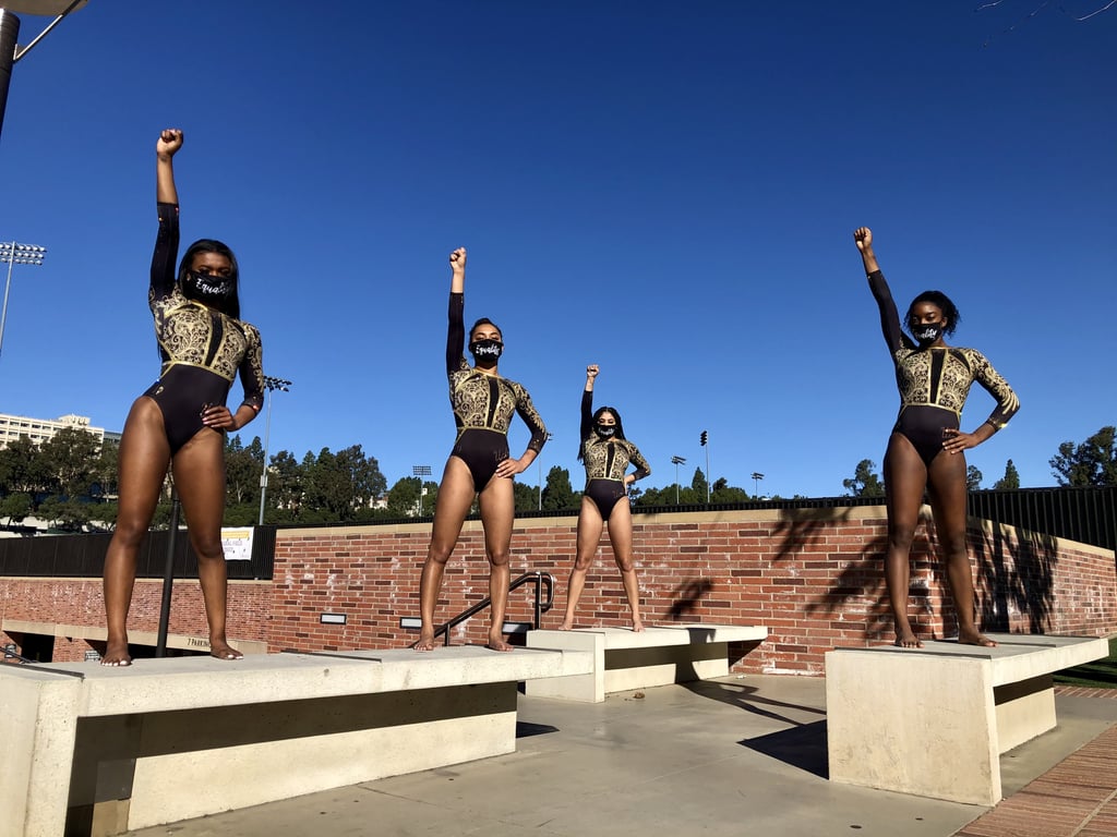 加州大学洛杉矶分校体操2021黑人生活事紧身连衣裤