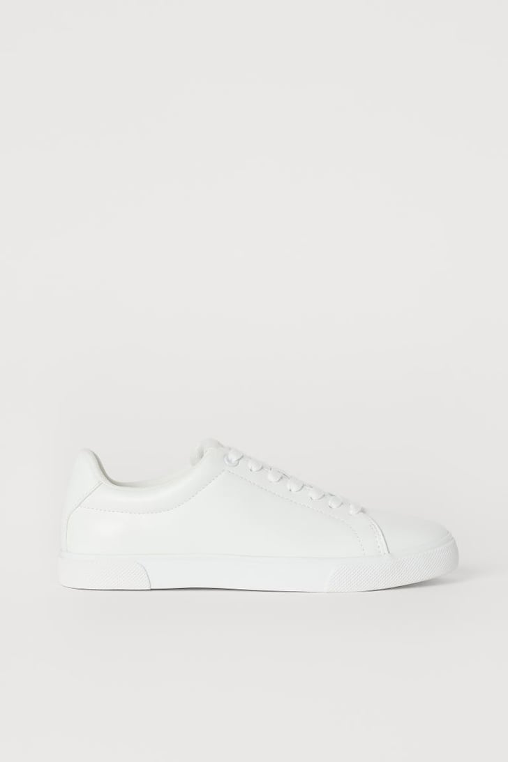 H&M Sneakers Best Simple and Plain Sneakers for Women POPSUGAR