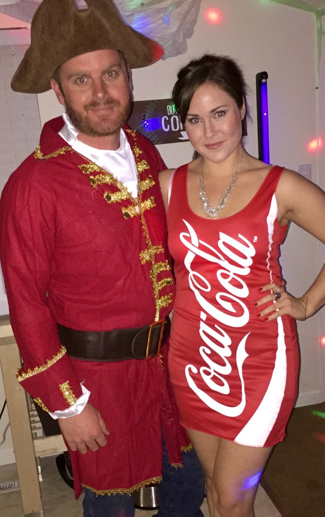 Captain And Coke Homemade Halloween Couples Costumes Popsugar Love And Sex Photo 13