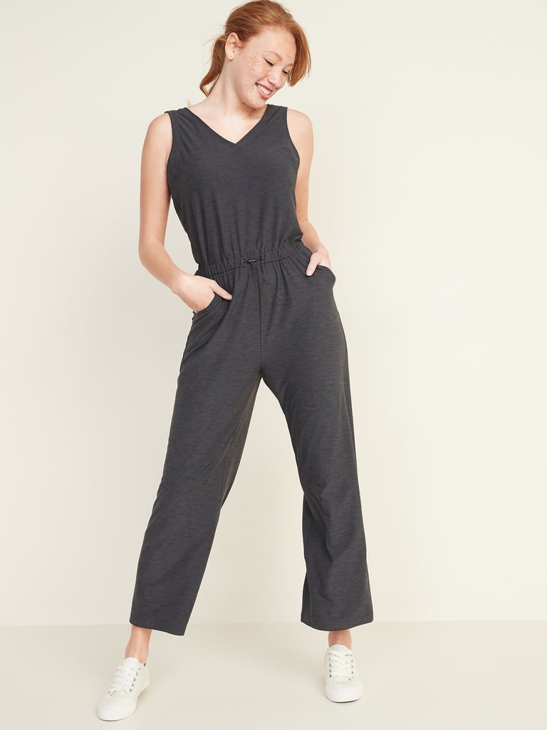 Old Navy Breathe ON V-Neck Wide-Leg Jumpsuit