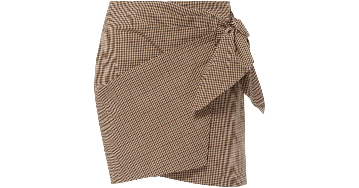Isabel Marant Wrap Mini Skirt | Wrap Miniskirt Trend | POPSUGAR Fashion ...