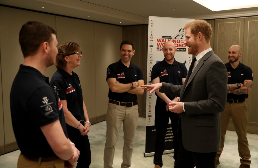 Prince Harry at Walk of America Event in London April 2018