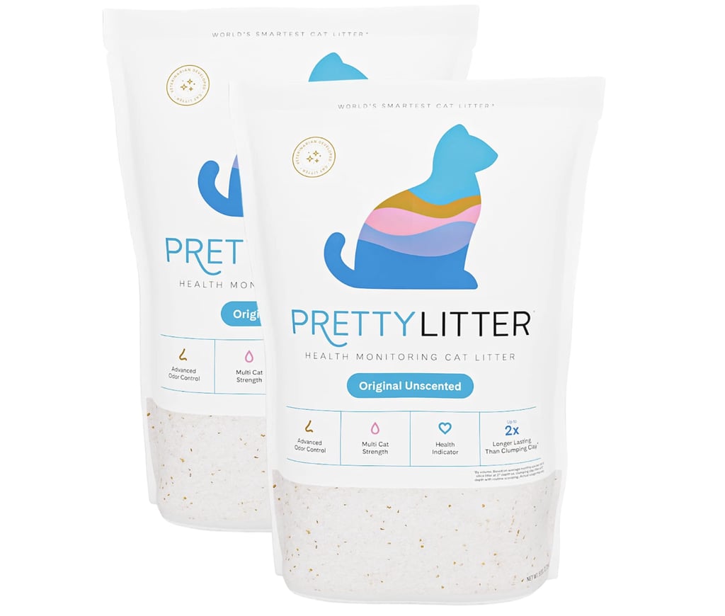 PrettyLitter Health Monitoring Cat Litter 2-Pack ($49)
It can sometimes be a total guessing game trying to figure out if your pet is feeling their best. Enter Pretty Litter. It's not only flushable and low dust, but it also monitors any changes in your furry friend's health.